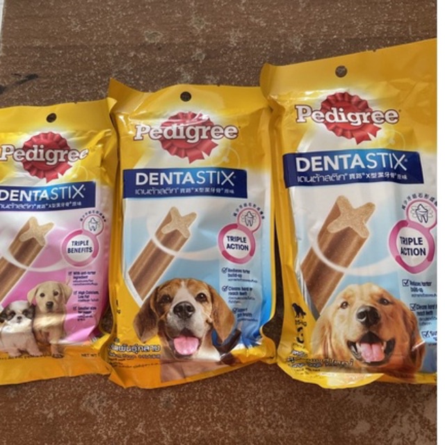 PEDIGREE DENTA STIX / DENTASTIX SNACK PEMBERSIH GIGI ANJING PUPPU MINI ADULT