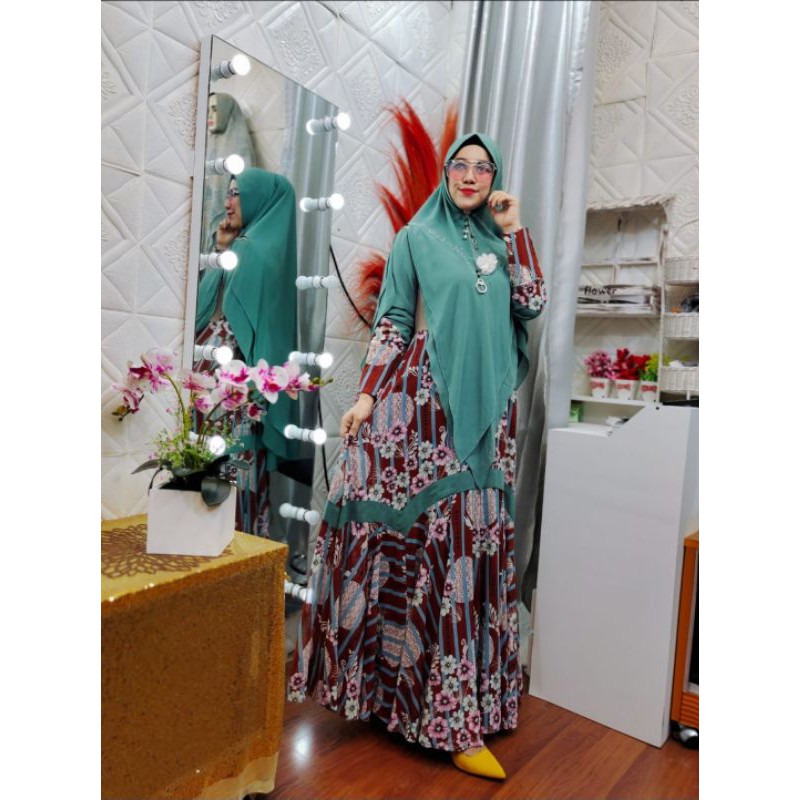 DRESS CAYDA PREMIUM SET BY YODIZEIN SYARI_ORIGINAL