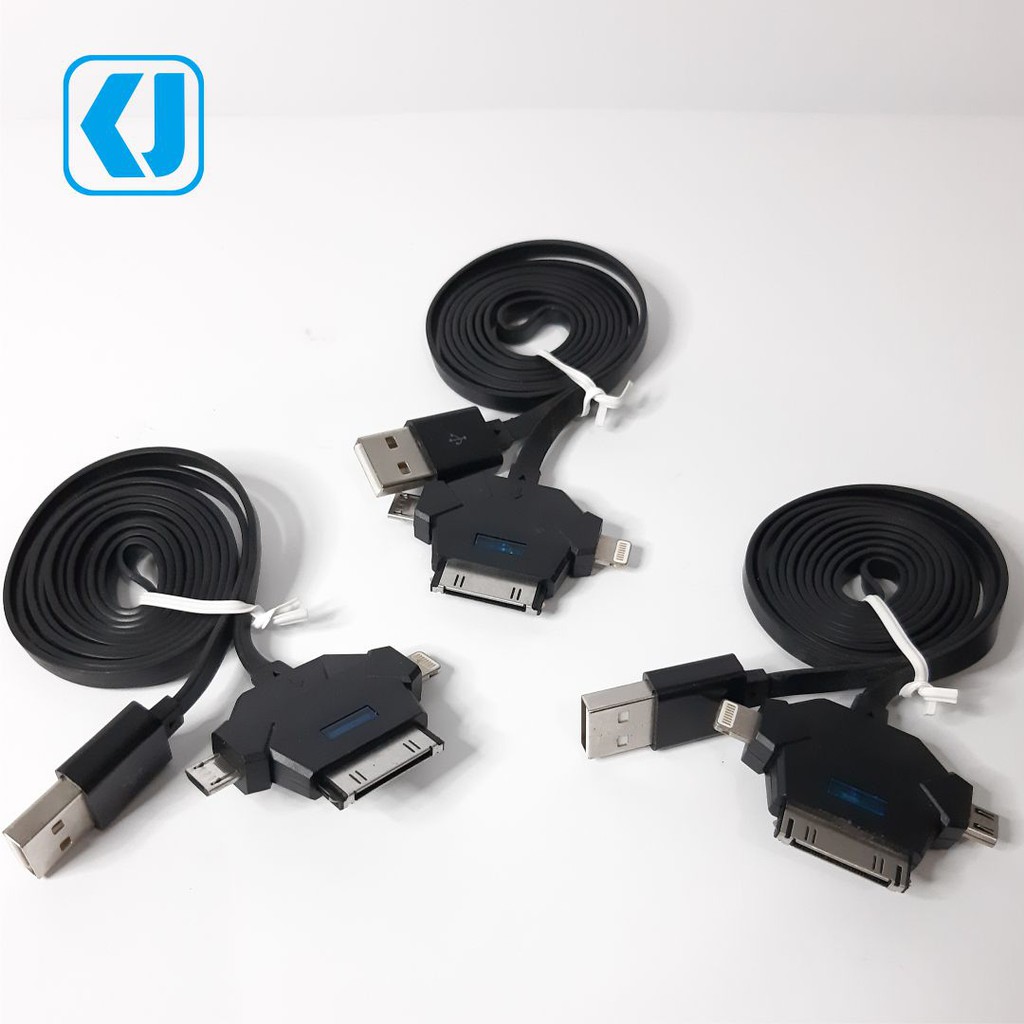 Kabel Data 3 in 1 Micro USB Iphone4 Iphone5