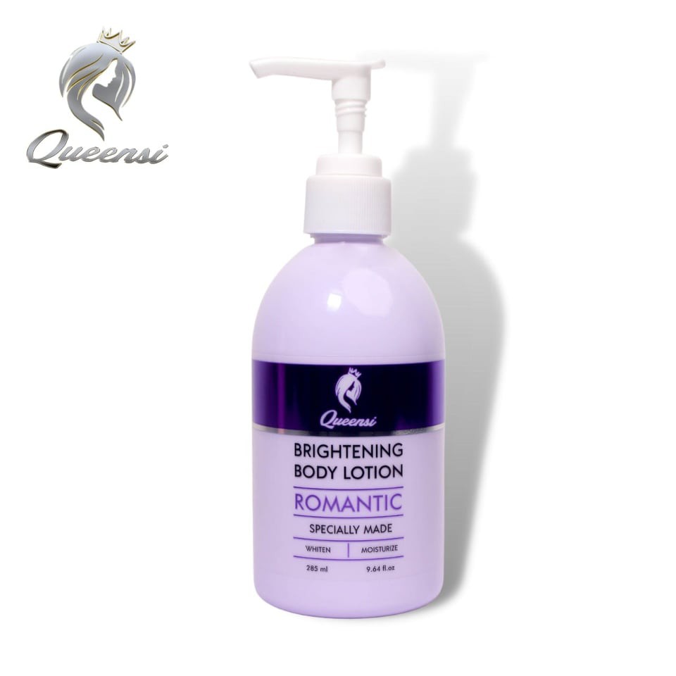 QUEENSI BRIGHTENING BODY LOTION 285ml ORIGINAL BPOM - QUENSI ROMANTIC | ELEGANT