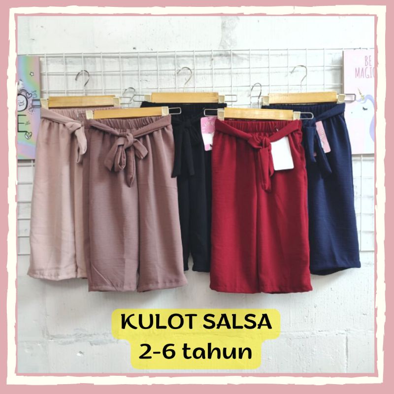 Celana Panjang Kulot Anak Salsa 2-6 Tahun Laurakidshop