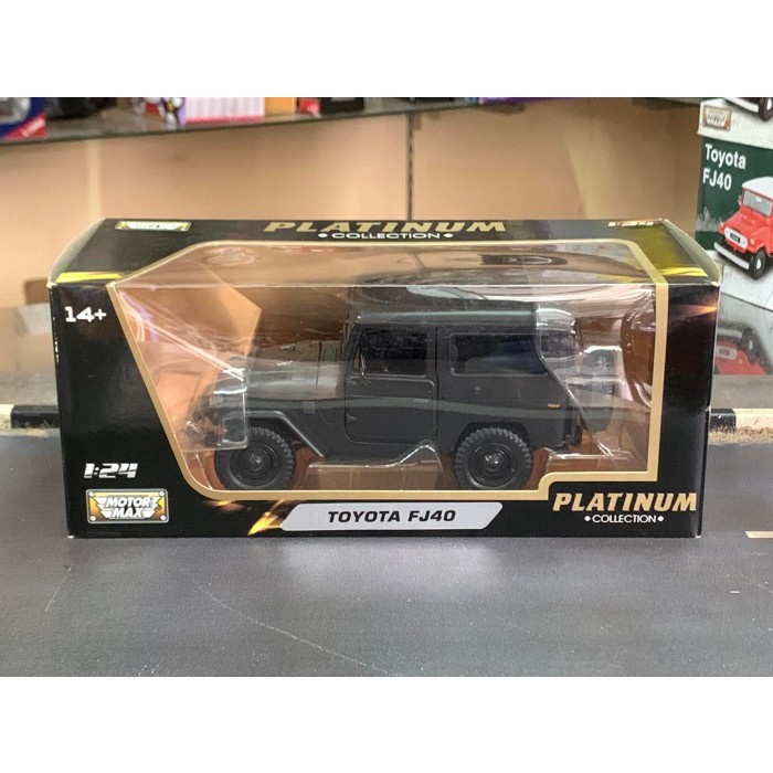 Motormax 1/24 Toyota FJ40 Hitam