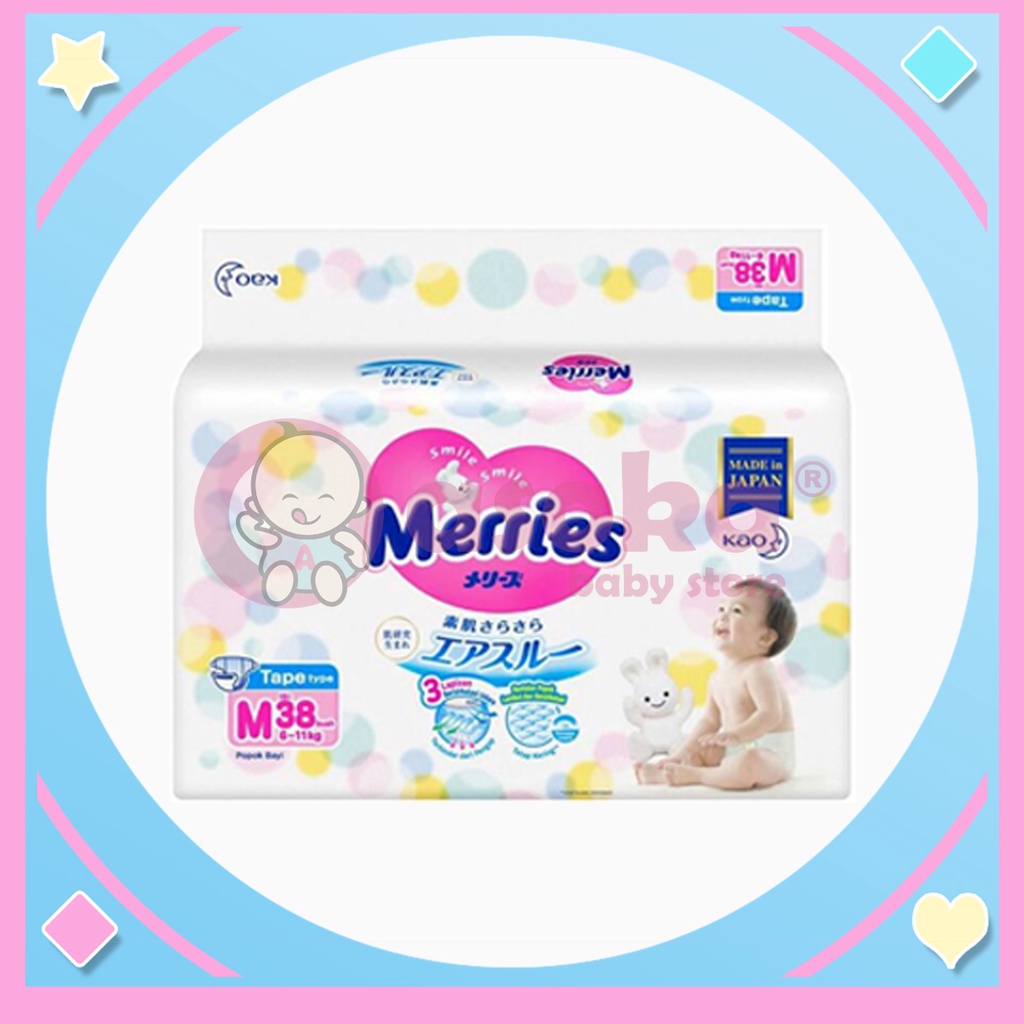 Merries Premium Tape Type NB24 / S24 / M38 / L32 ASOKA