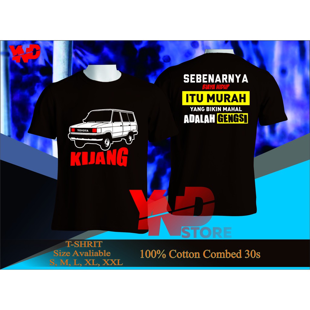 Kaos Ii Baju Distro Adem Toyota Kijang Kata Kata Ii Kaos Satuan Shopee Indonesia