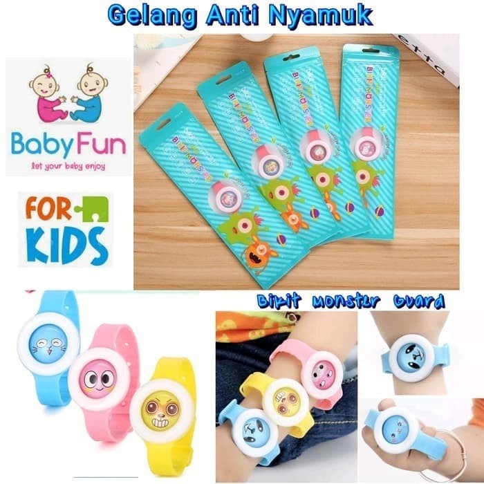 ⭐️ Jendela Kosmetik ⭐️( GELANG NYAMUK ) Gelang Anti Nyamuk / Gelang Lucu / Jam Tangan Anti Nyamuk / Bikit Clip Guard / JK