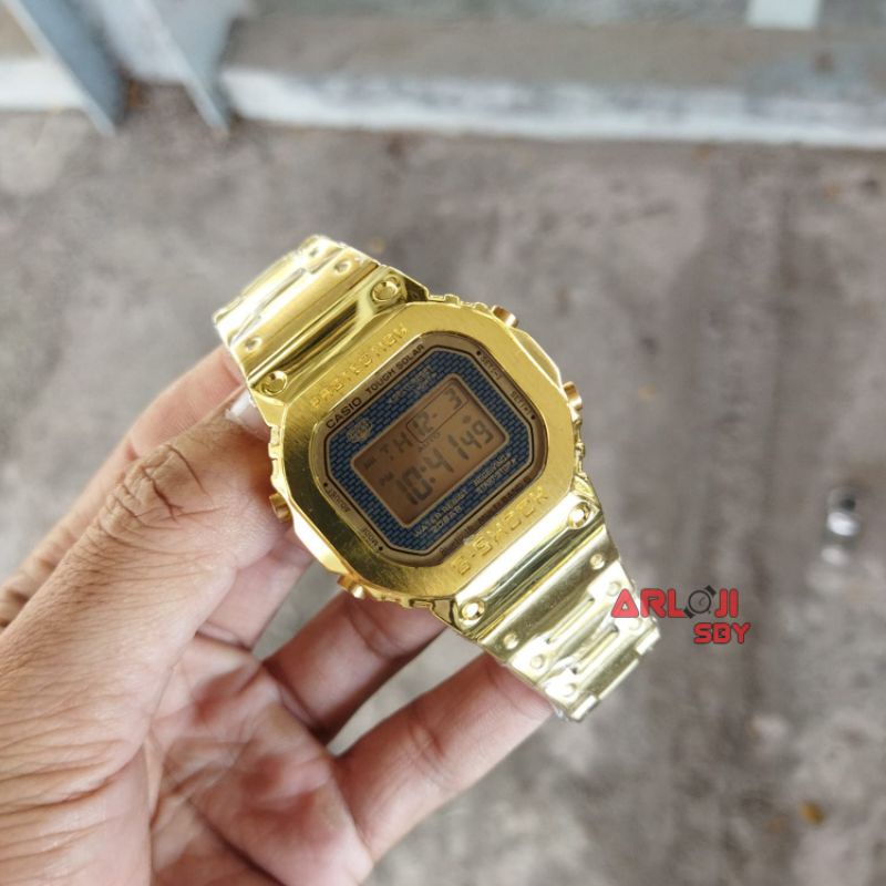 JAM TANGAN PRIA G SHOCK MONSTER RANTAI STELL  B5 PLUS BOX