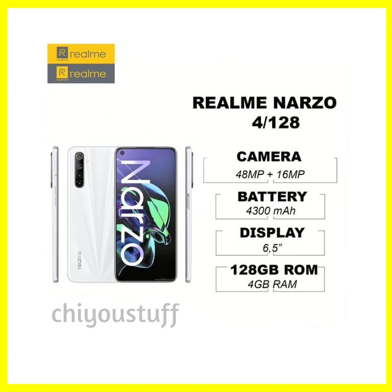 REALME Narzo 4/128 RAM 4GB ROM 128GB GARANSI RESMI