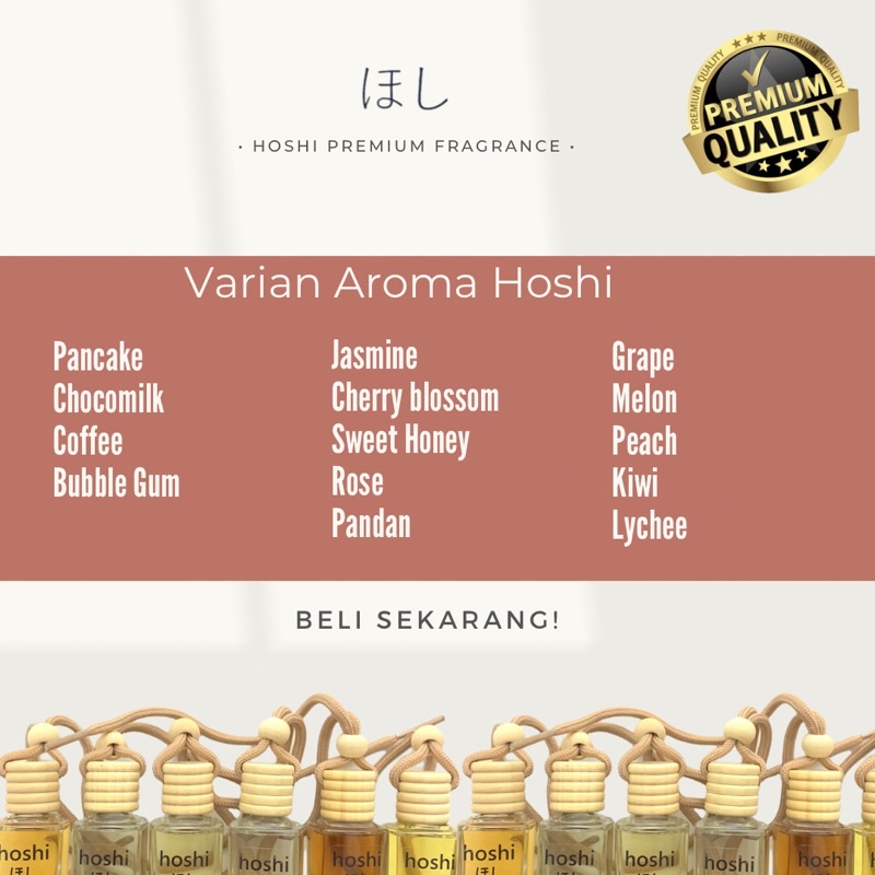 HOSHI Car Parfume 10ml - Pewangi Mobil