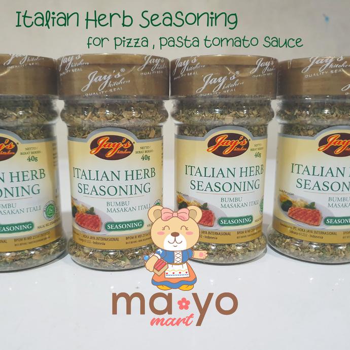 

+++++] Bumbu Italian Herb's Seasoning Jay's 40 Gram