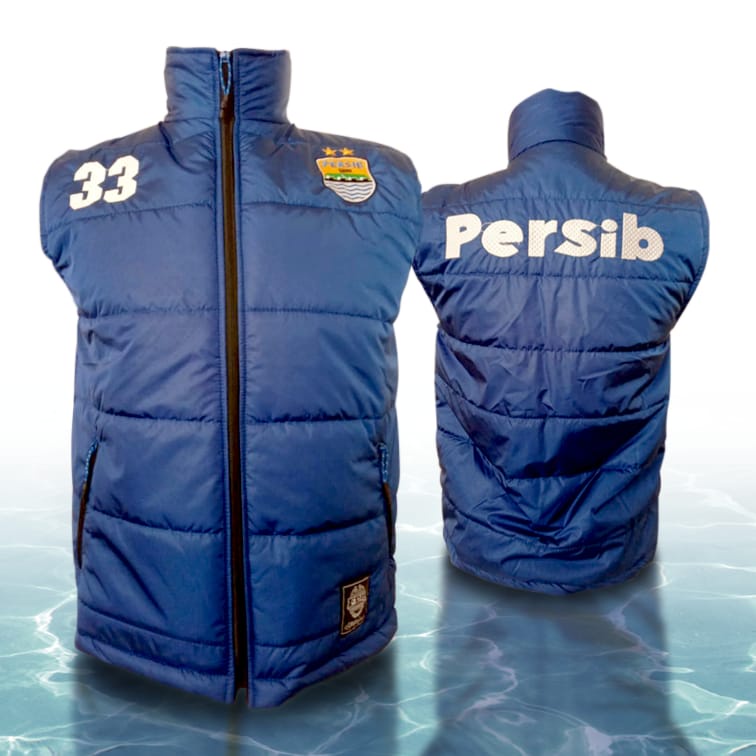 Jaket rompi parasut persib bandung fullbordir