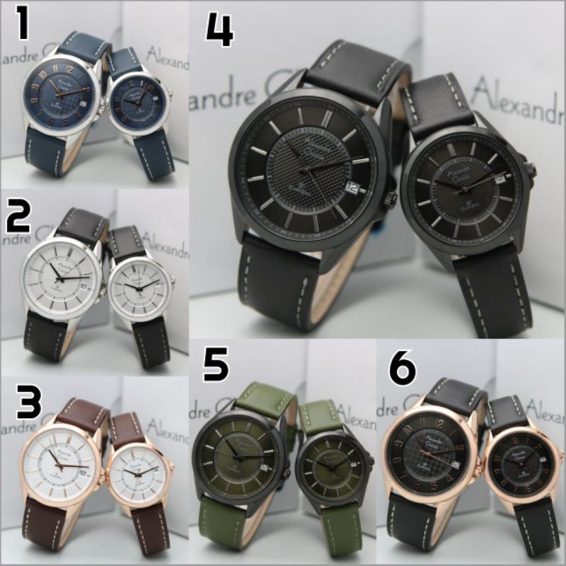 Jam Tangan Couple Alexandre Christie 8649 AC8649 AC 8649 | Original