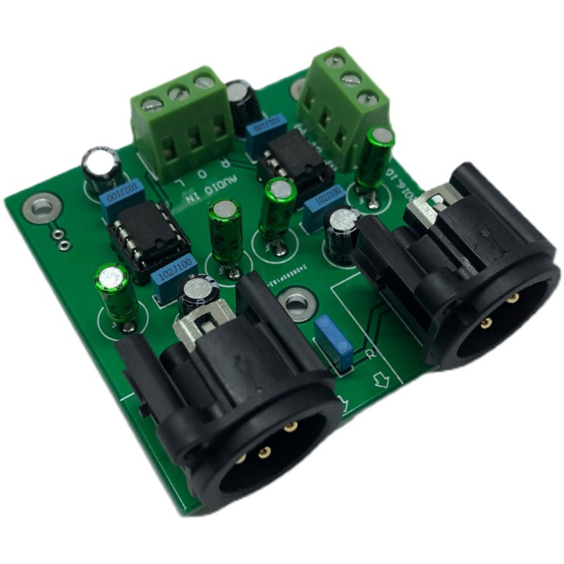 Papan Amplifier btsg Dual-channel Single-ended to Balanced Finishing Board Accessory