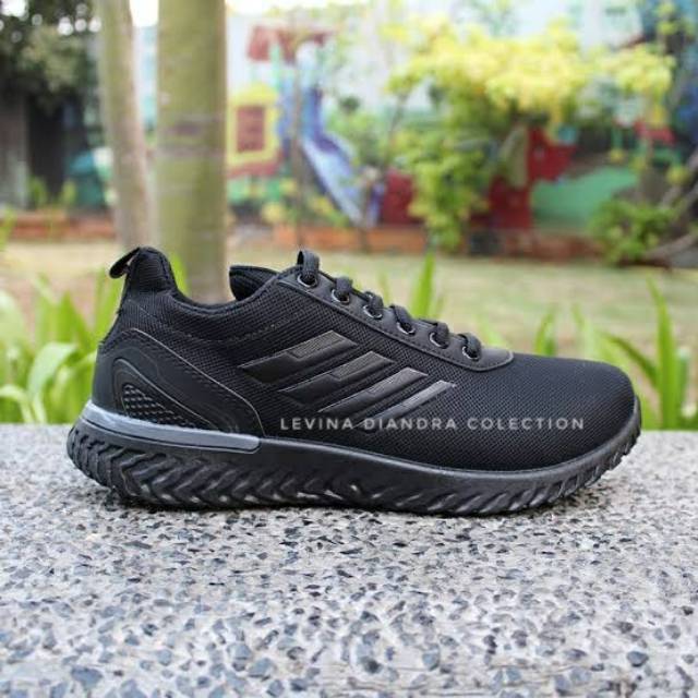 SEPATU PRO ATT SEPATU SEKOLAH FULL HITAM 35-42