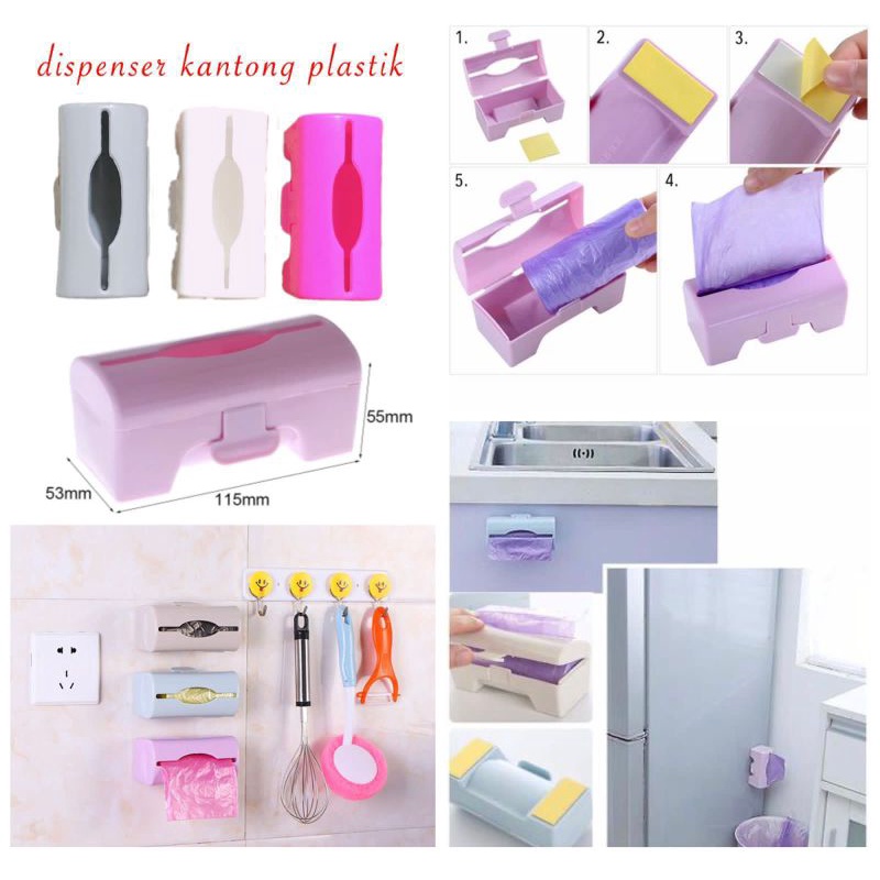 Dispenser Tempat Kantong Plastik Gulung