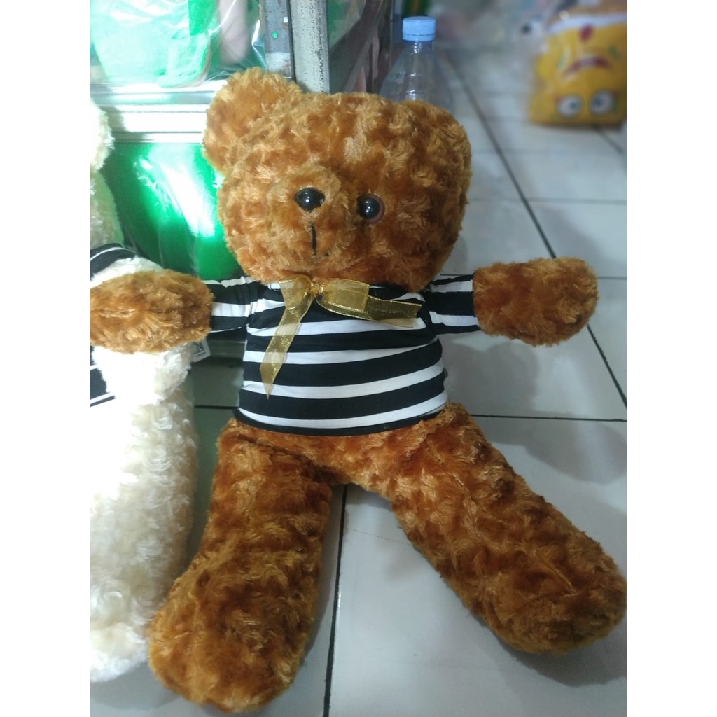 BONEKA TEDDY BEAR PAKAI BAJU BONEKA BERUANG