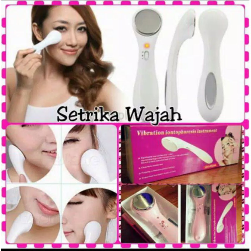 setrika wajah , alat pengencang wajah