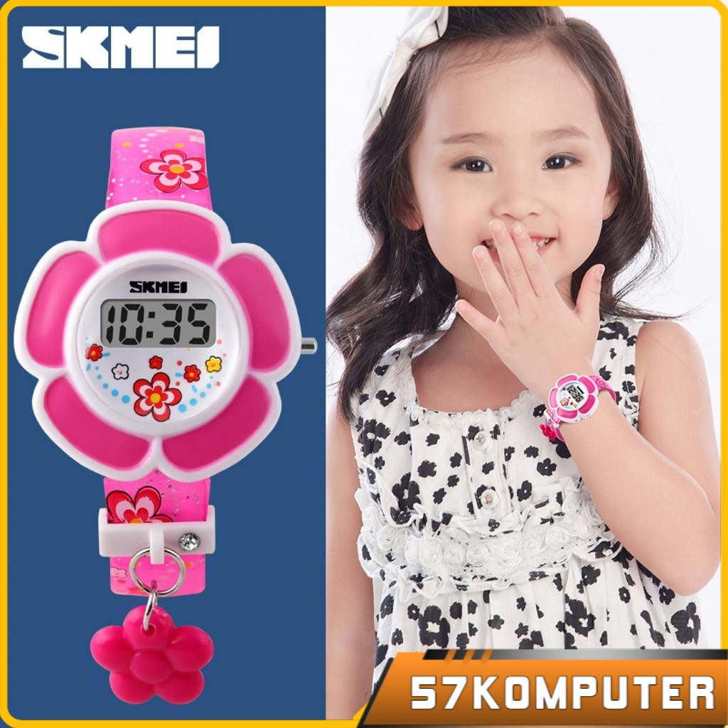 Jam Tangan Anak Perempuan Harga Murah- Jam Tangan Digital Warna Pink