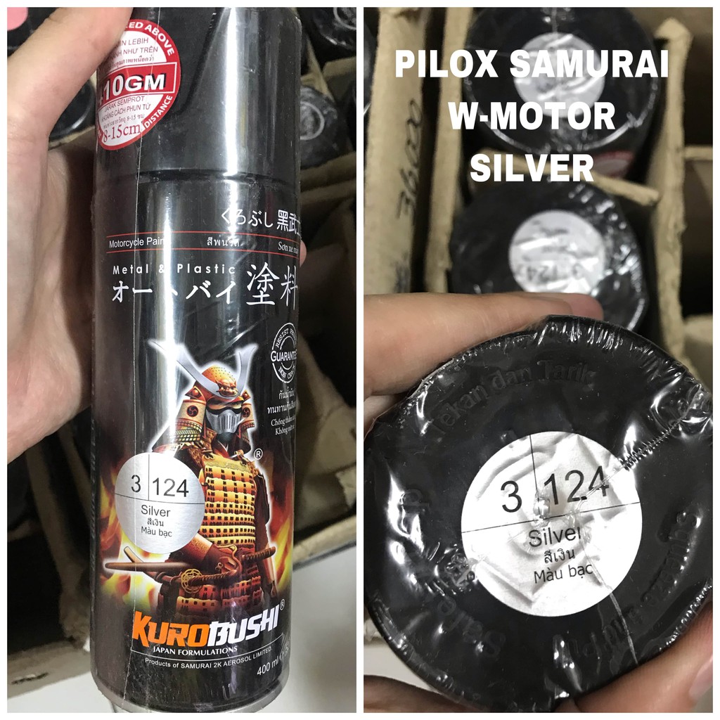 PILOX SAMURAI SILVER 400 ML
