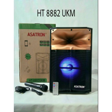 Speaker Bluetooth meeting Portable Asatron Ht 8882 UKM+mic wireless