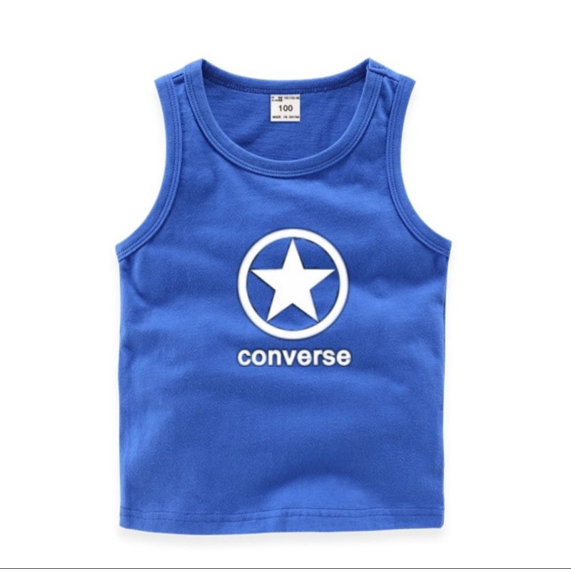 Singlet Anak Anak Unisex Convrs Star Tanktop anak Cowo dan Cewe Kaos Singlet Anak Usia 2 sampai 10 Tahun