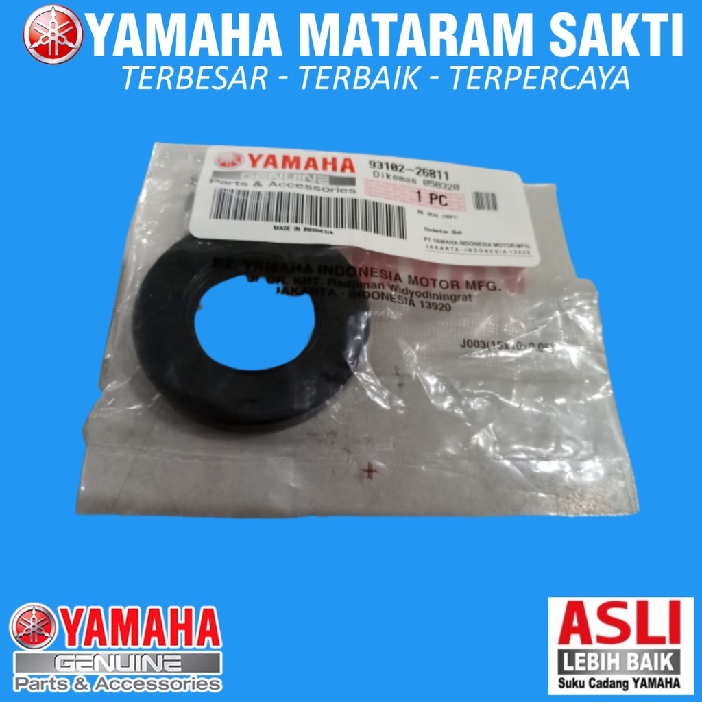 OIL SEAL / SEAL AS RODA BELAKANG MIO J , MIO GT , X-RIDE 115 , FINO FI 115 ORIGINAL / 93102-26811