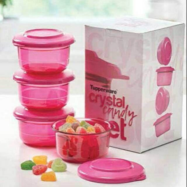 Crystal candy set / toples / wadah permen tupperware
