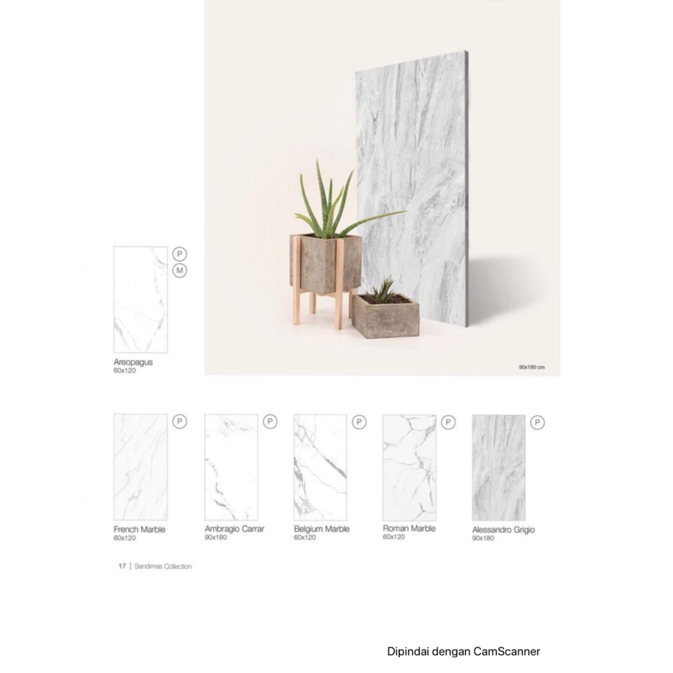 Granit Sandimas (Double Load Carara White)