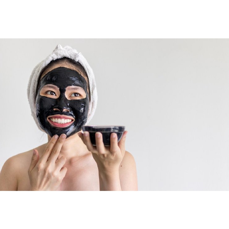 [PERKOTAK] Hanasui Naturgo Black Mask / Masker Lumpur Original BPOM