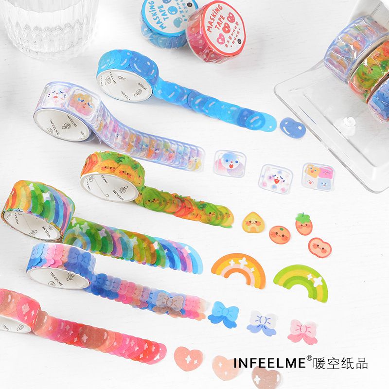 Masking Tape Washi Deco Cute Sticker 100 pcs
