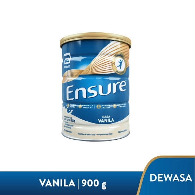 Ensure Susu Rendah Laktosa Vanilla 900gr / 900g Gold
