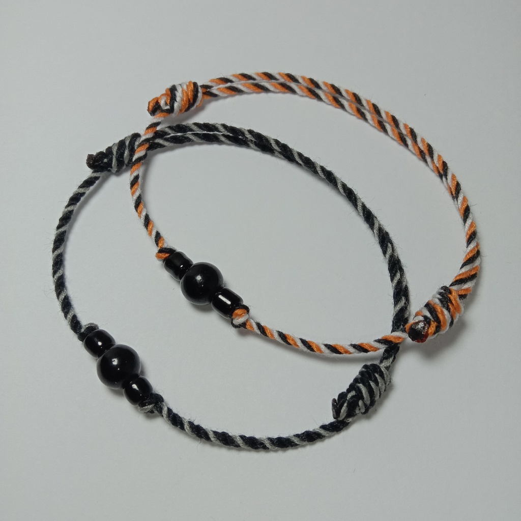Gelang tangan etnik tali benang tenun pria dan wanita dewasa / Bracelet kecil rajut handmade couple 