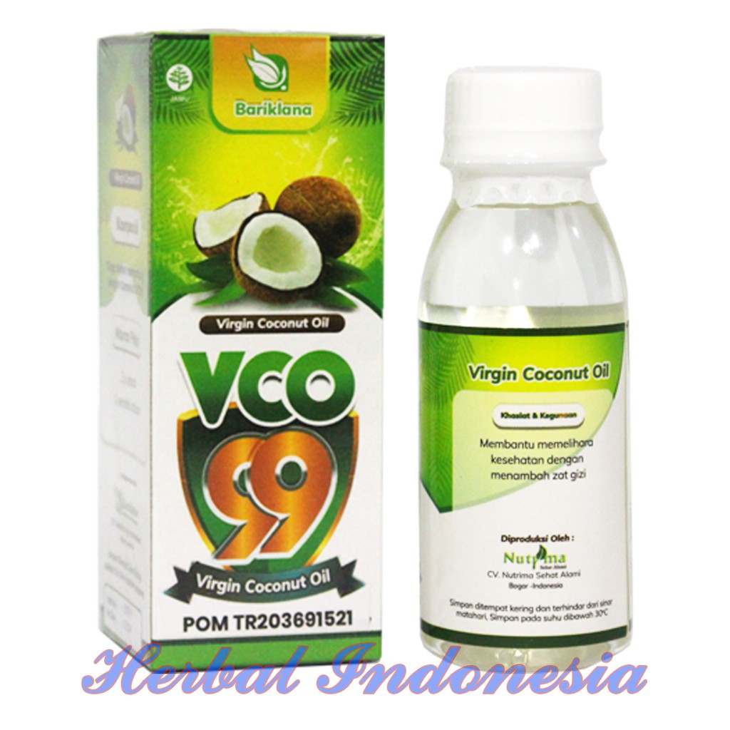 VCO 99 isi 125ml | Virgin Coconut Oil Bariklana