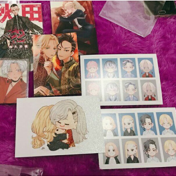 tokyo revengers tokrev postcard photocard photo id izana kurokawa, kokonoi hajime koko, inui seishu,