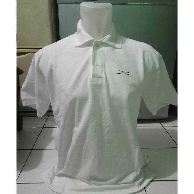 KAOS DISTRO POLO TSHIRT SLAZENGER BAJU T SHIRT KERAH PRIA EKSKLUSIF