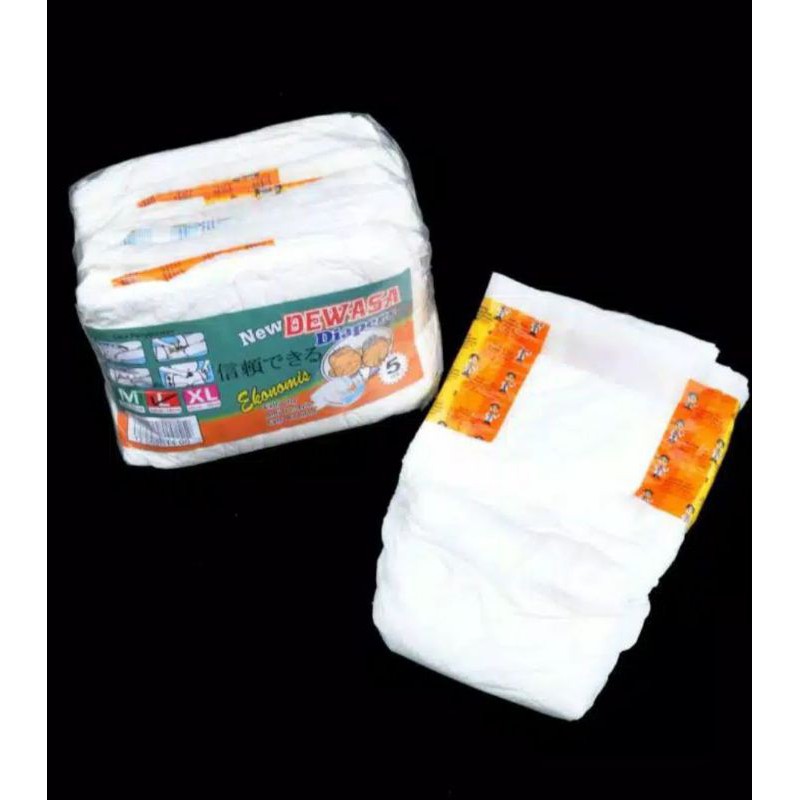 [COD] Paket Popok Dewasa Perekat size M Isi 50 pcs Curah (stok baru 2025)