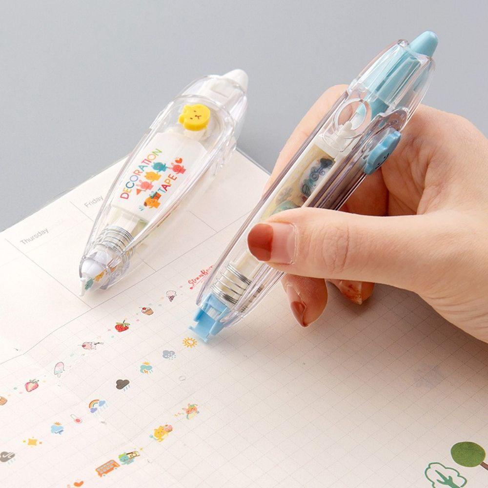 Lanfy Correction Tape Kawaii Flowers Scrapbook Akun Tangan DIY Diary Tipe Press