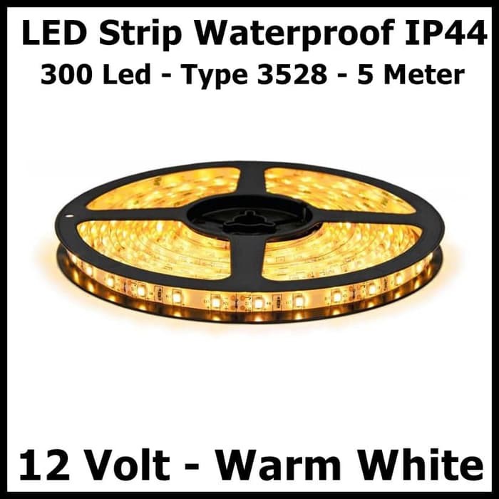 Lampu LED STRIP 3528 SMD 2835 IP44 IP 44 outdoor ledstrip Warm White