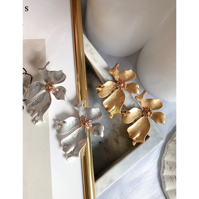 LRC Anting Tusuk Fashion Needle Flower Earrings F5031X