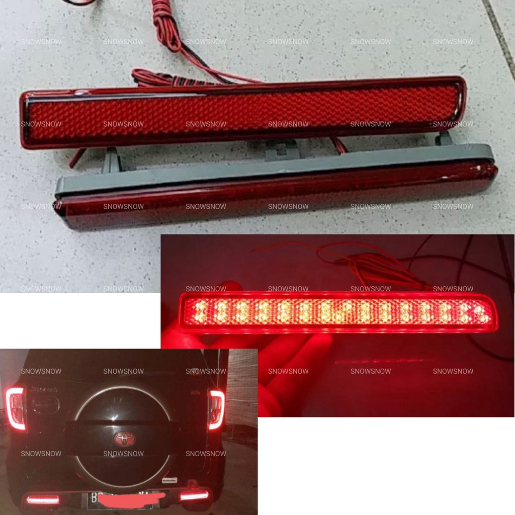 Reflektor Bumper Belakang New Rush Terios 2012 2015 2017 Lampu