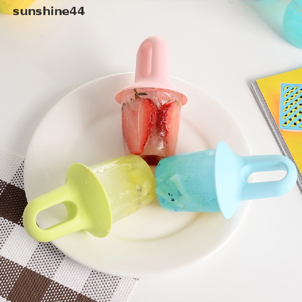 Sunshine Cetakan Es Krim / Loli / Buah / Milkshake Mini Bahan Silikon