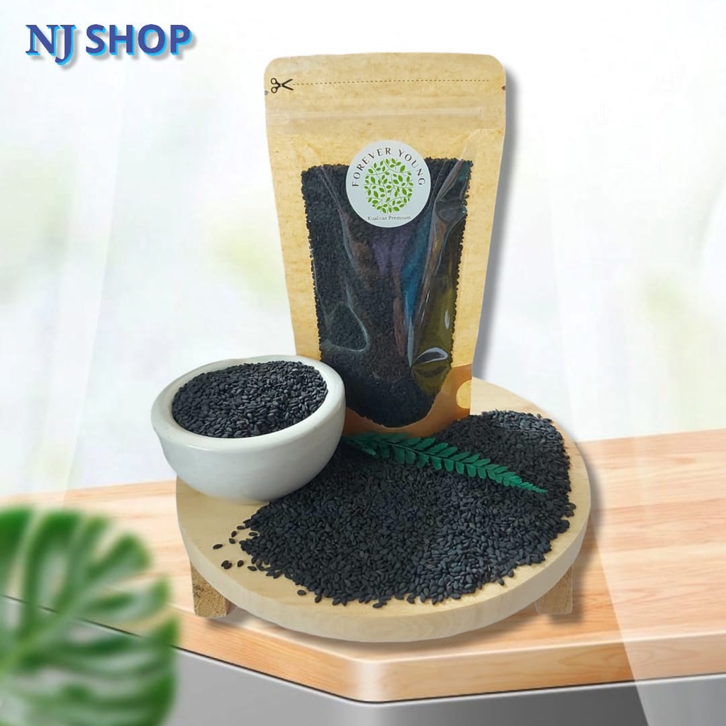 

[Healthy Food] - NATURAL BLACK SESAME WIJEN HITAM ORGANIK KUALITAS PREMIUM