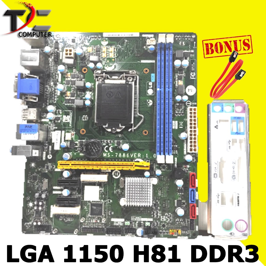 Mainboard Mobo Socket Intel LGA 1150 H81 Pegatron