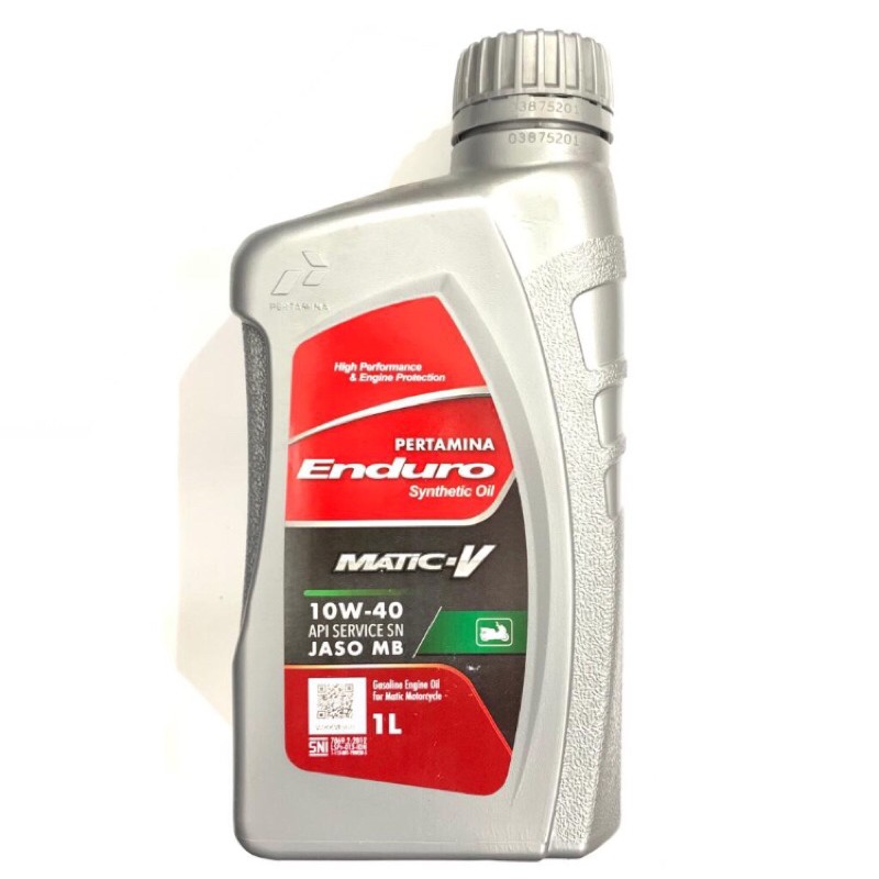 OLI ENDURO MATIC V SAE 10W-40 API SN JASO MB SYNTHETIC 1 LITER ORIGINAL