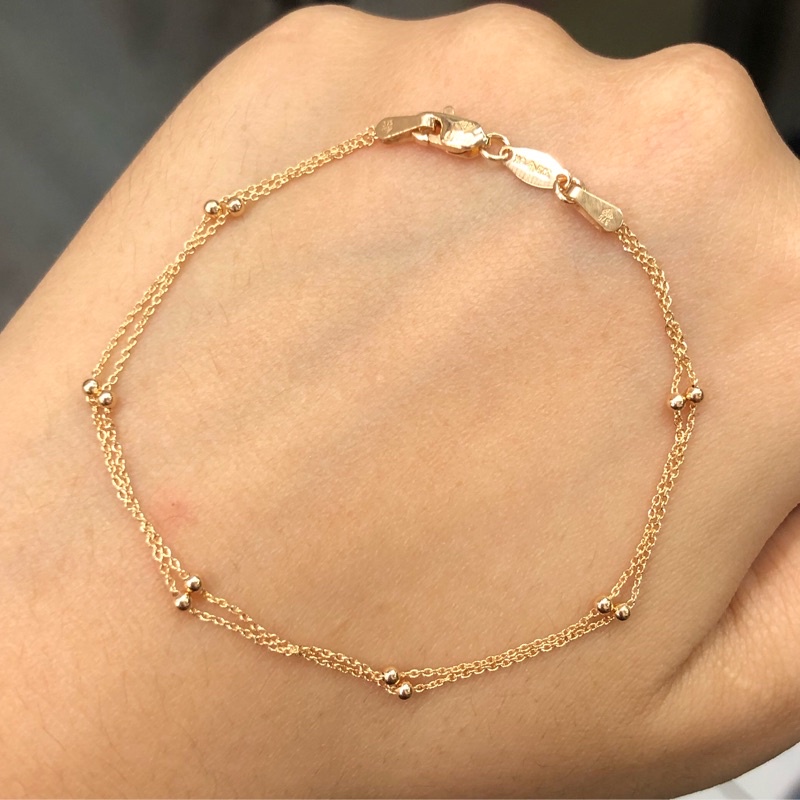 GELANG JEDAR 2LAYER UBS 1.1GR KADAR 375 PANJANG 18CM