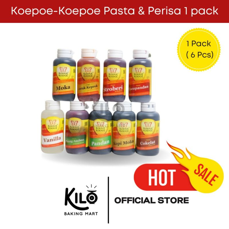 

Koepoe-Koepoe Pasta dan Perisa 60 ml x 6 pcs (1pack) /all varian
