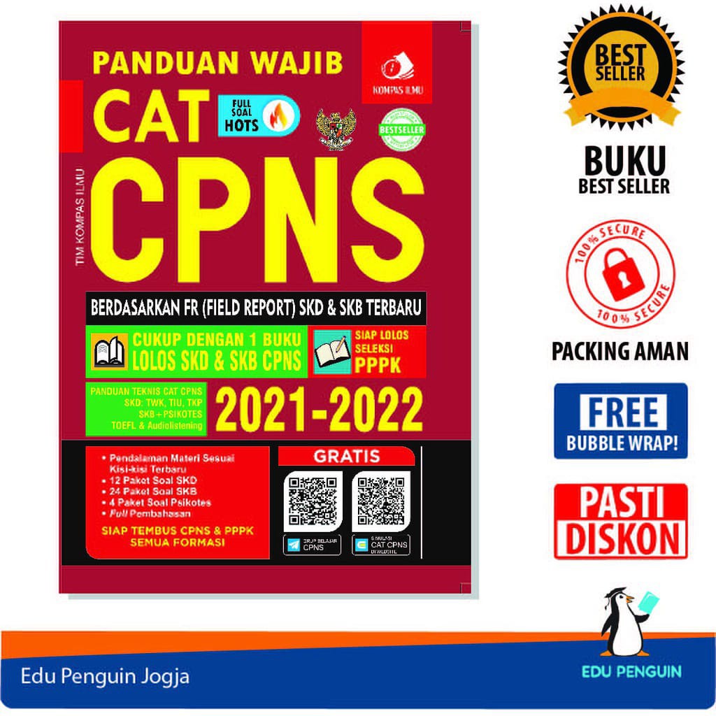 PANDUAN WAJIB CAT CPNS 2021-2022 BUKU CPNS + PPPK / P3K ...