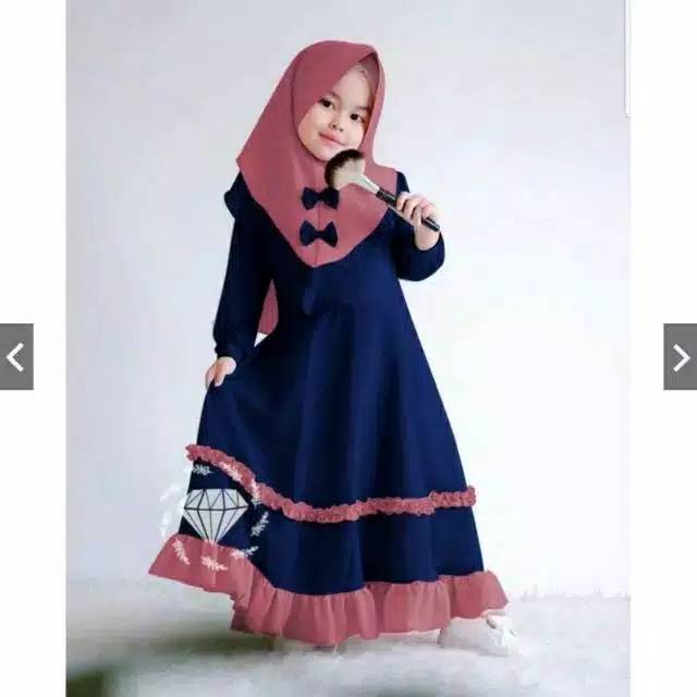 Gamis anak perempuan 5-8 thn