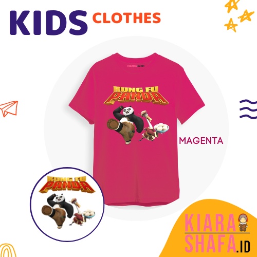 Kiarashafa - Baju Anak / Kaos Anak Kungfu Panda