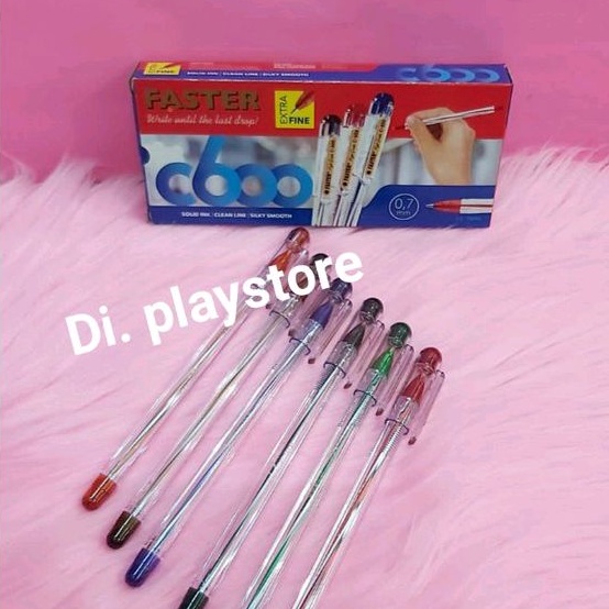 

Pulpen /Pen/Pena FASTER C600 0.7mm (1pcs)