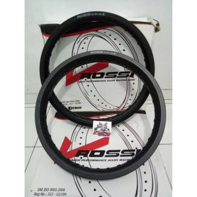 Velg Rossi 185 215 Ring 18 -Pelk Velk Velg Rossi Ukuran 185 215 18